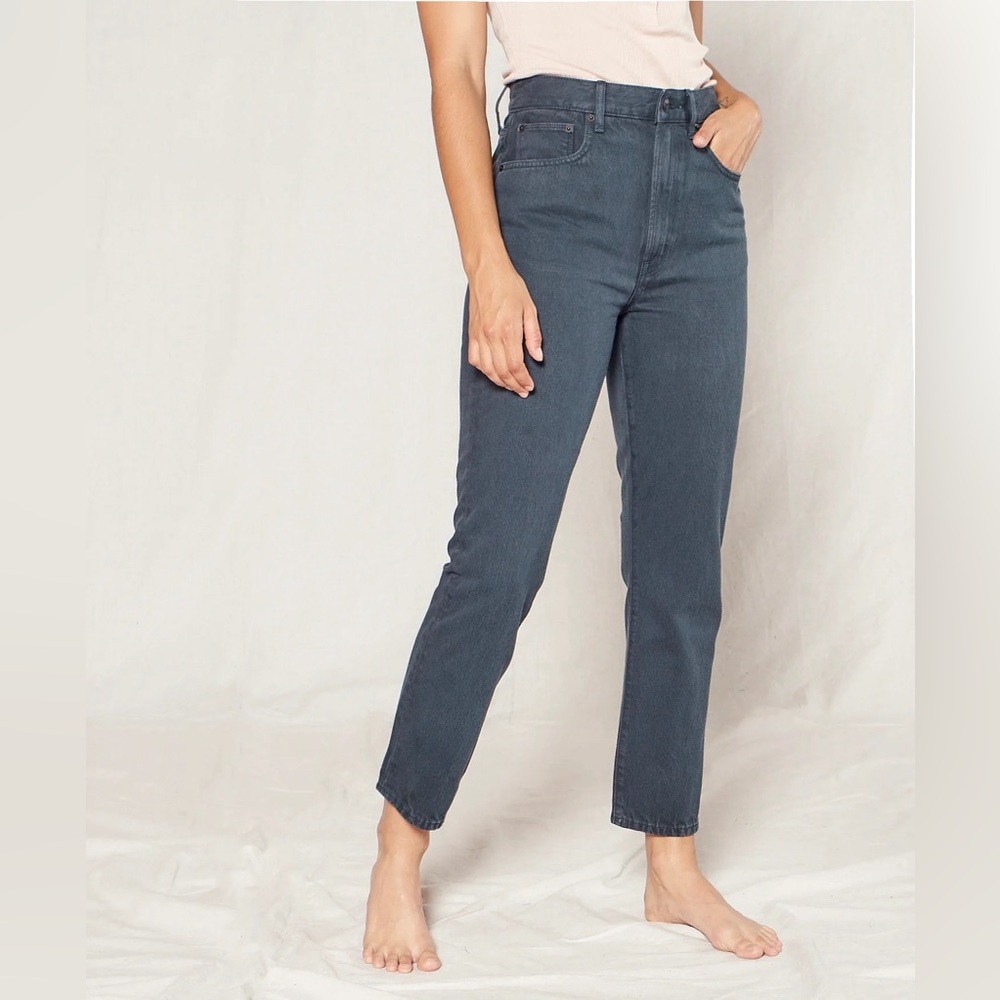 NWT Outerknown 100% Organic Cotton SEA Jeans Dune HighRise Slim Denim Women's 25